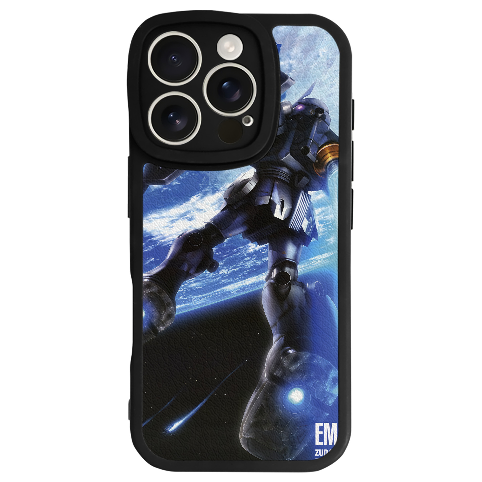 （画像用） 機動戦士ガンダム Mobile Suit Gundam 【iPhone 16シリーズ対応】シリコンスマホケース（レザー調） 材質：シリコン